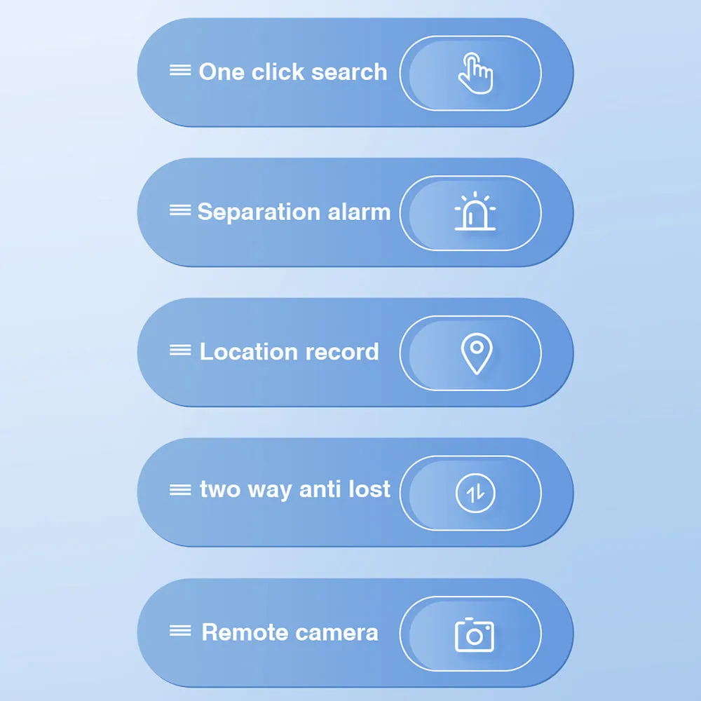 Mini Smart Rectangular Anti-lost Key Finder