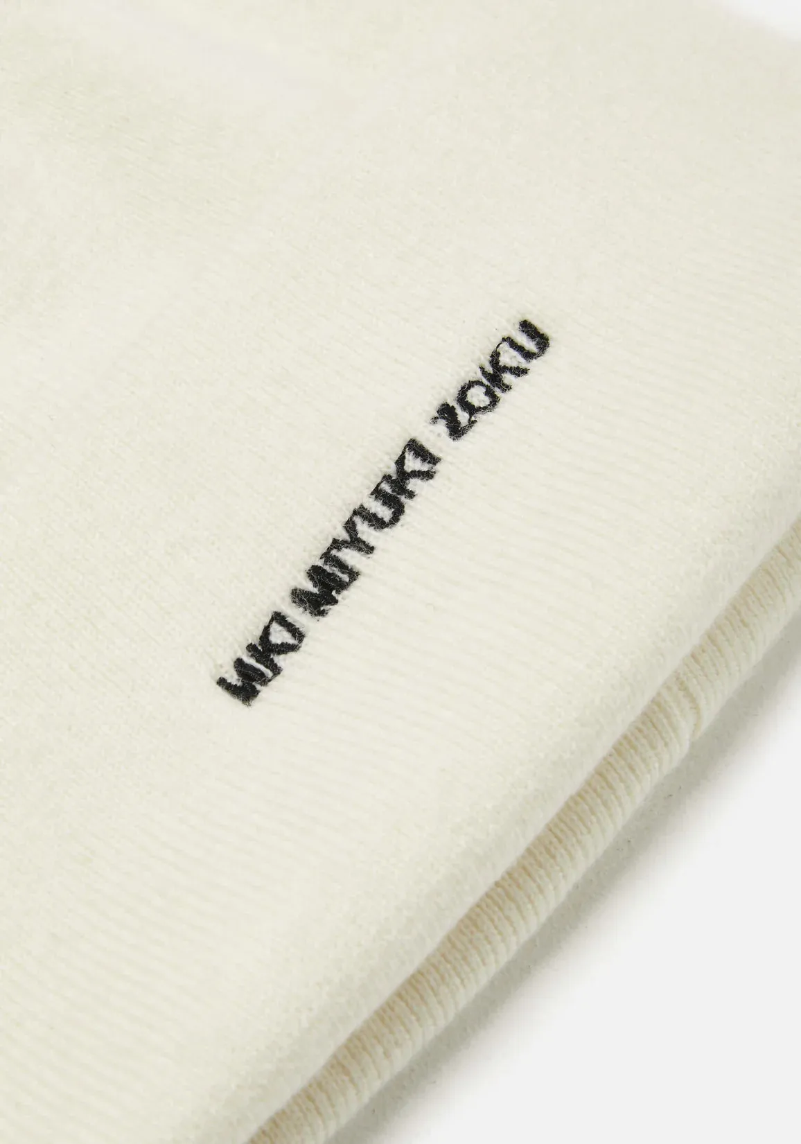 MKI Embroidered Merino Beanie