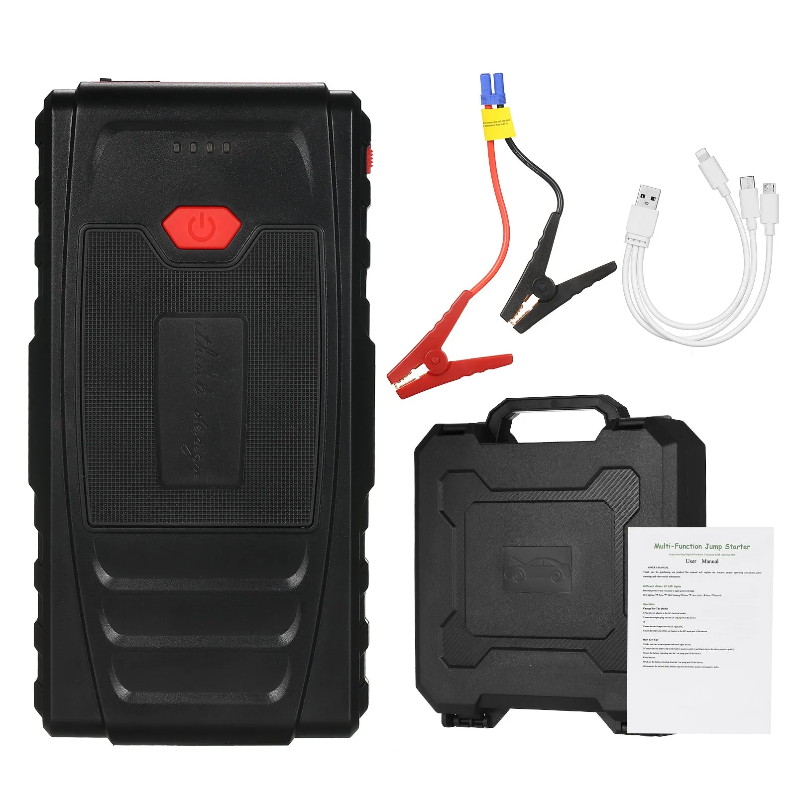 Multi-Function Portable Car Battery Jump Starter Power Bank