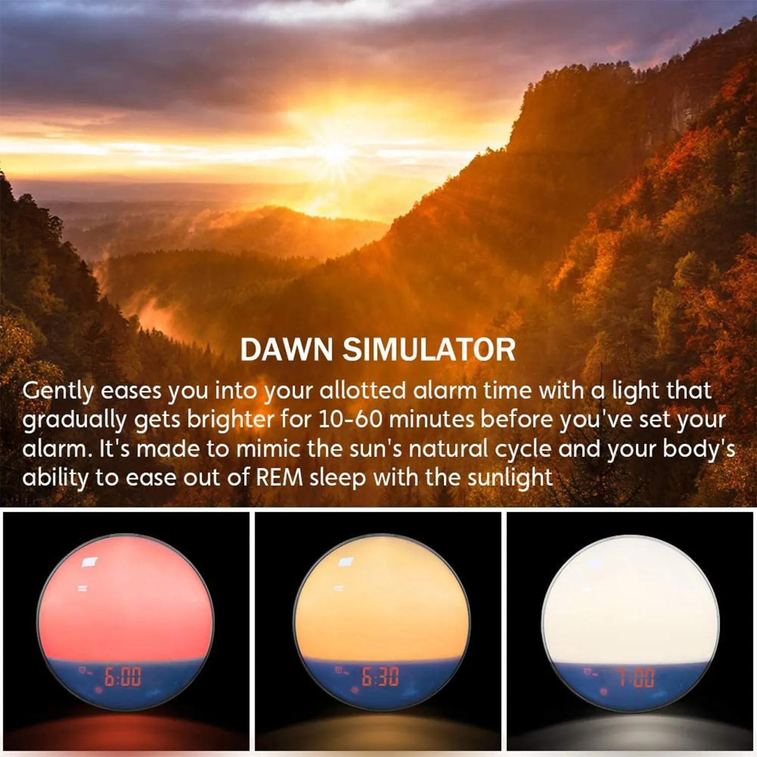 Multifunctional Light Smart Clock Lamp
