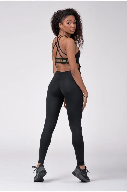 Nebbia INTENSE Golden Jumpsuit 595 - Black
