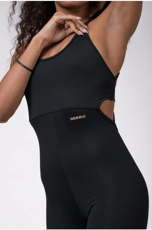Nebbia INTENSE Golden Jumpsuit 595 - Black
