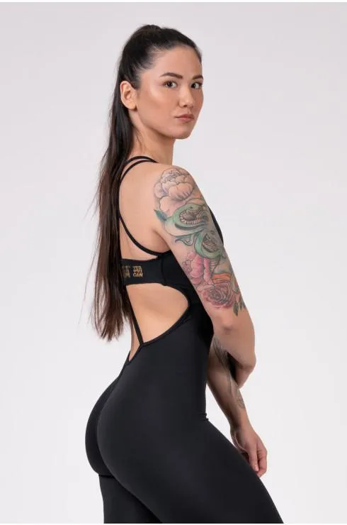 Nebbia INTENSE Golden Jumpsuit 595 - Black