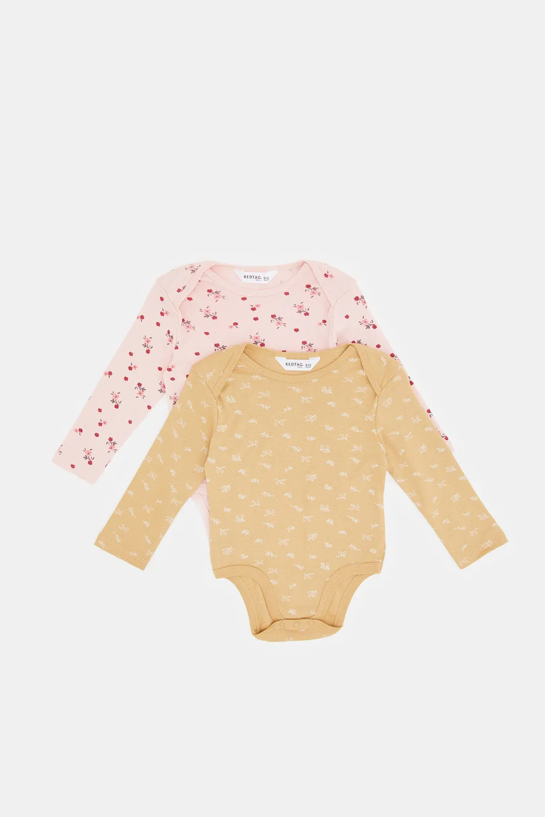 Newborn Assorted Long Sleeve Bodysuits Set (Pack Of 5)