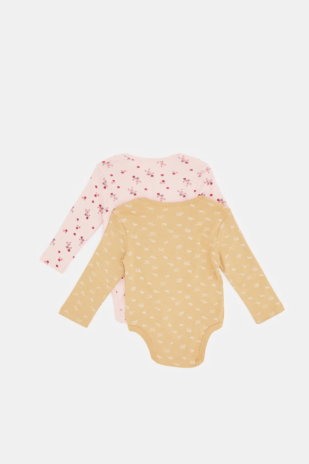 Newborn Assorted Long Sleeve Bodysuits Set (Pack Of 5)