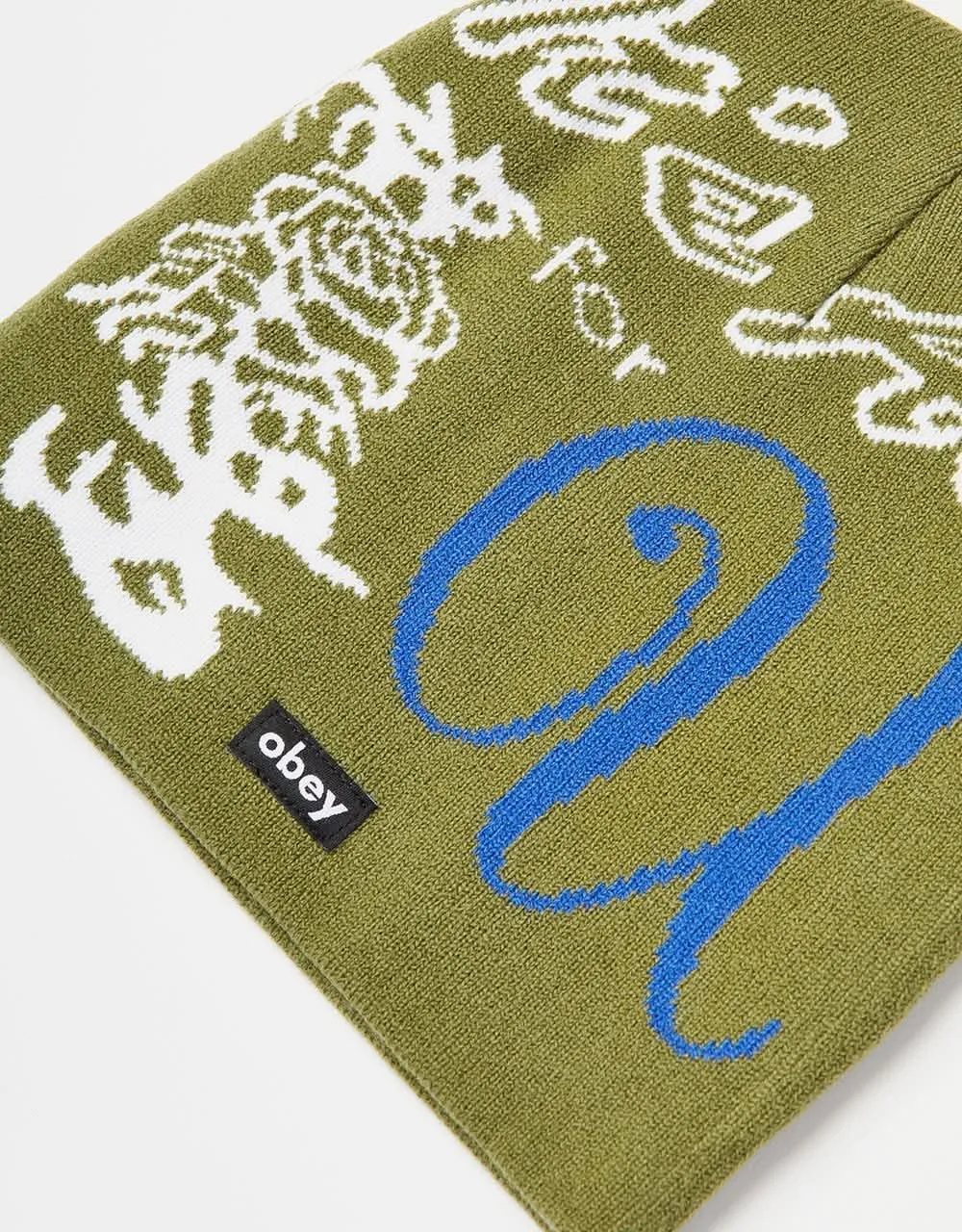 Obey All For You Beanie - Moss Green