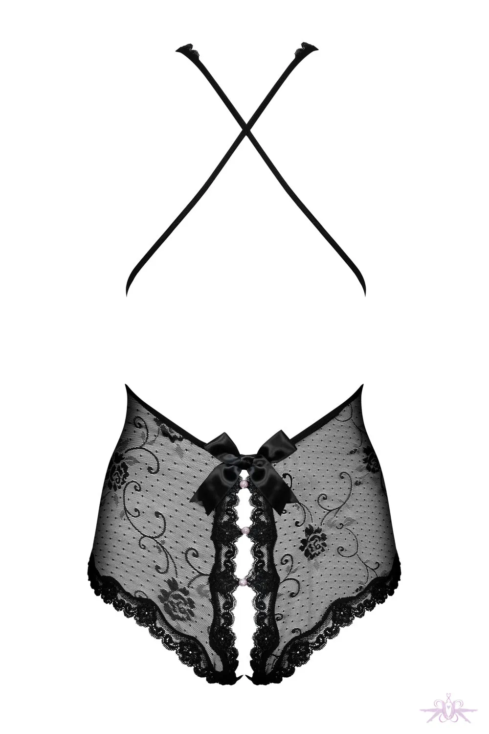 Obsessive Fiorenta Crotchless Bodysuit