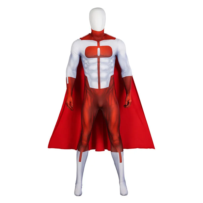 Omni-Man Costume Nolan Grayson Cosplay Superhero Jumpsuit Halloween Carnival Suit
