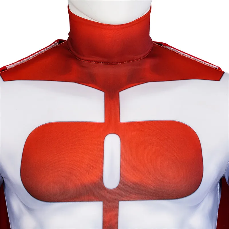 Omni-Man Costume Nolan Grayson Cosplay Superhero Jumpsuit Halloween Carnival Suit