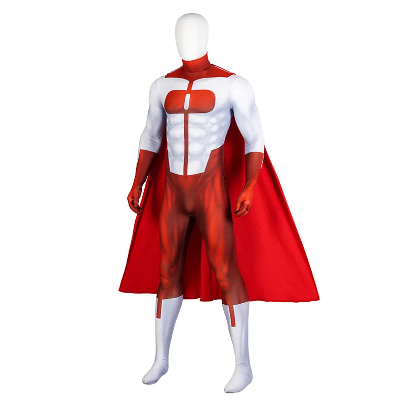 Omni-Man Costume Nolan Grayson Cosplay Superhero Jumpsuit Halloween Carnival Suit