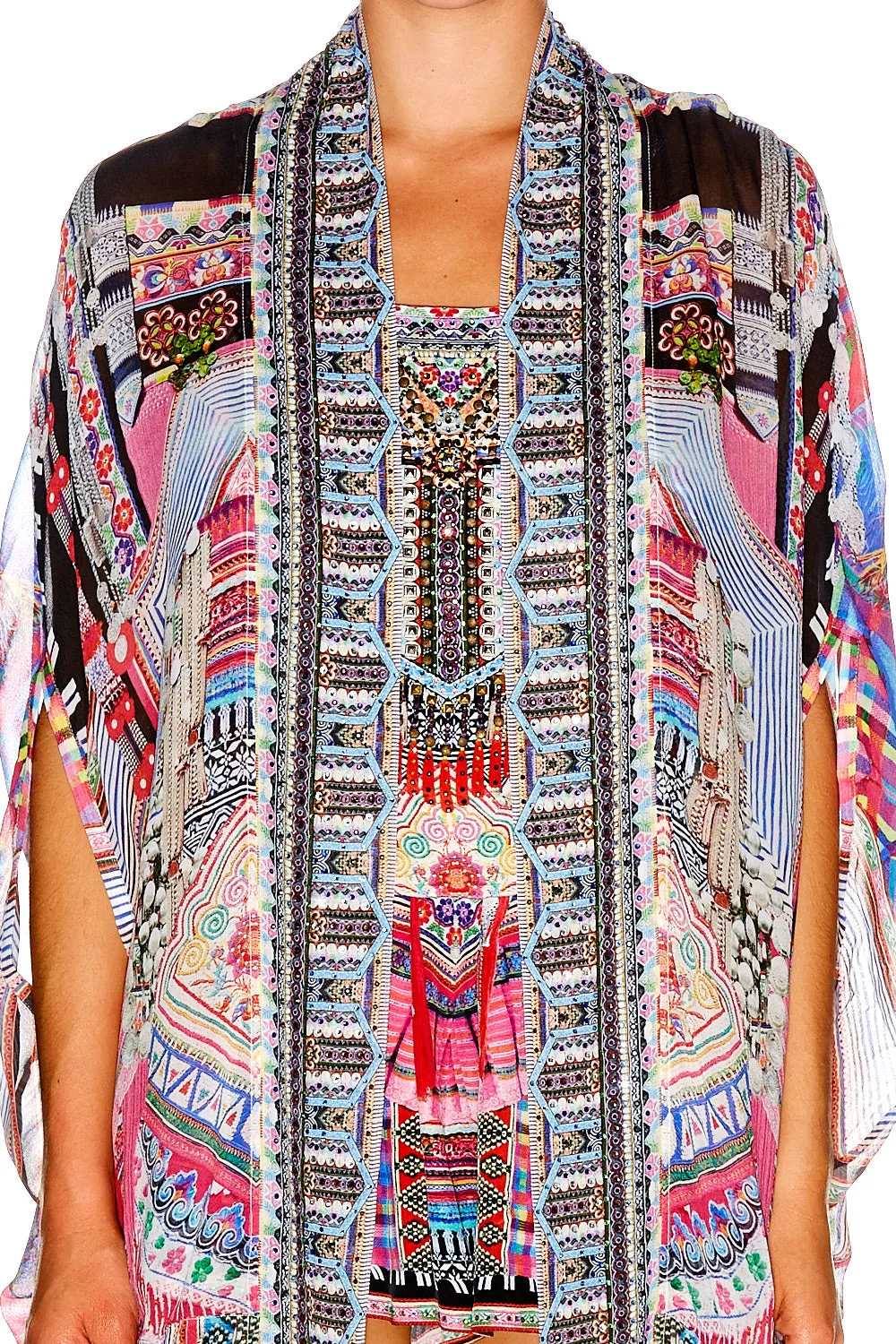 OPEN FRONT CARDI CAPE HANI HEAVEN