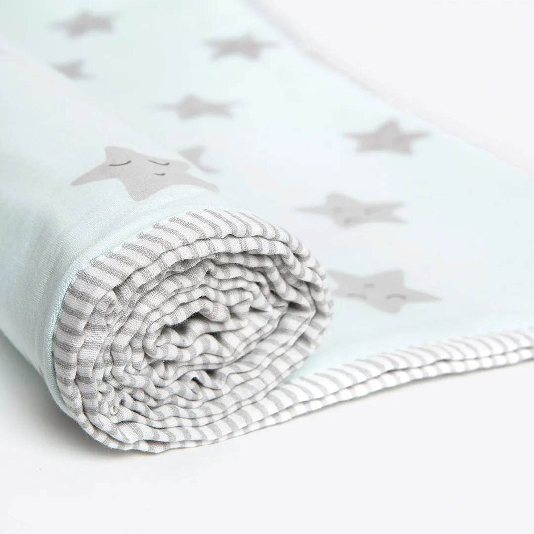 Organic Cotton Dohar - Sleepy Star (Pink)