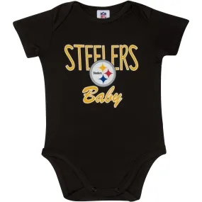 Pittsburgh Steelers Baby Boy Short Sleeve Bodysuit