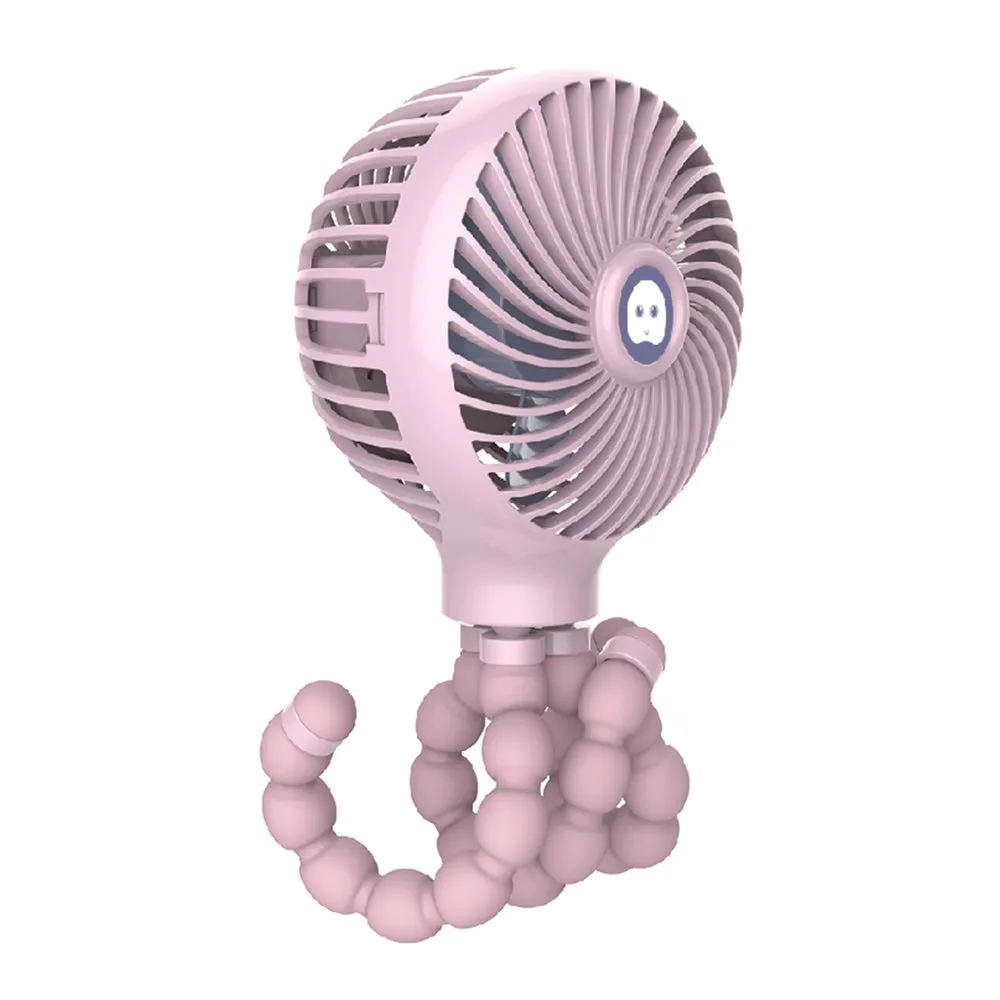 Portable Handheld Mini Fan - Flexible Octopus Tripod