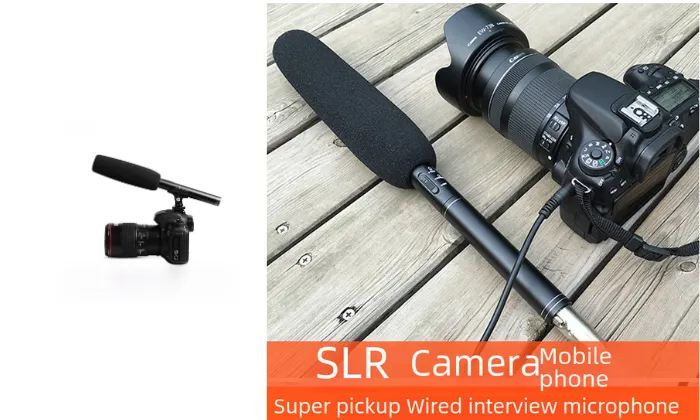 Professional Gun-Style Camera Microphone