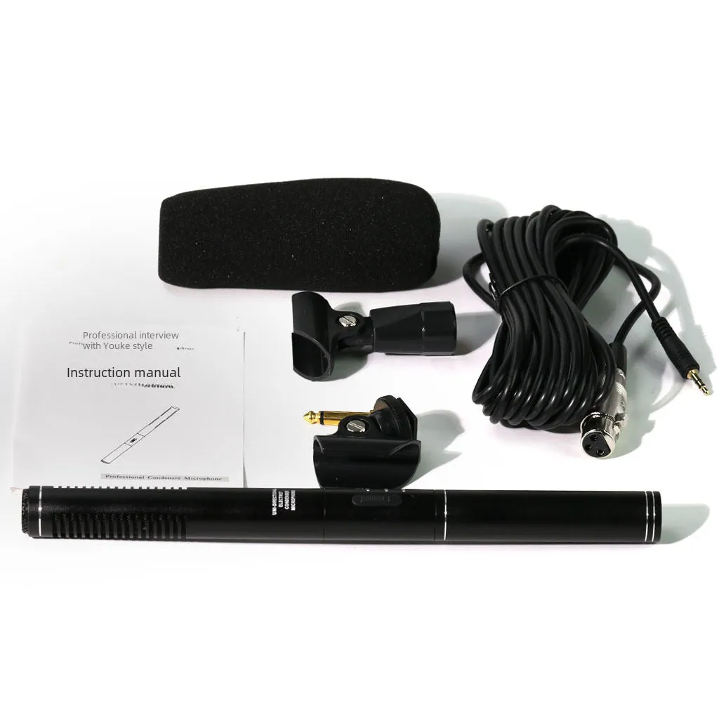 Professional Gun-Style Camera Microphone