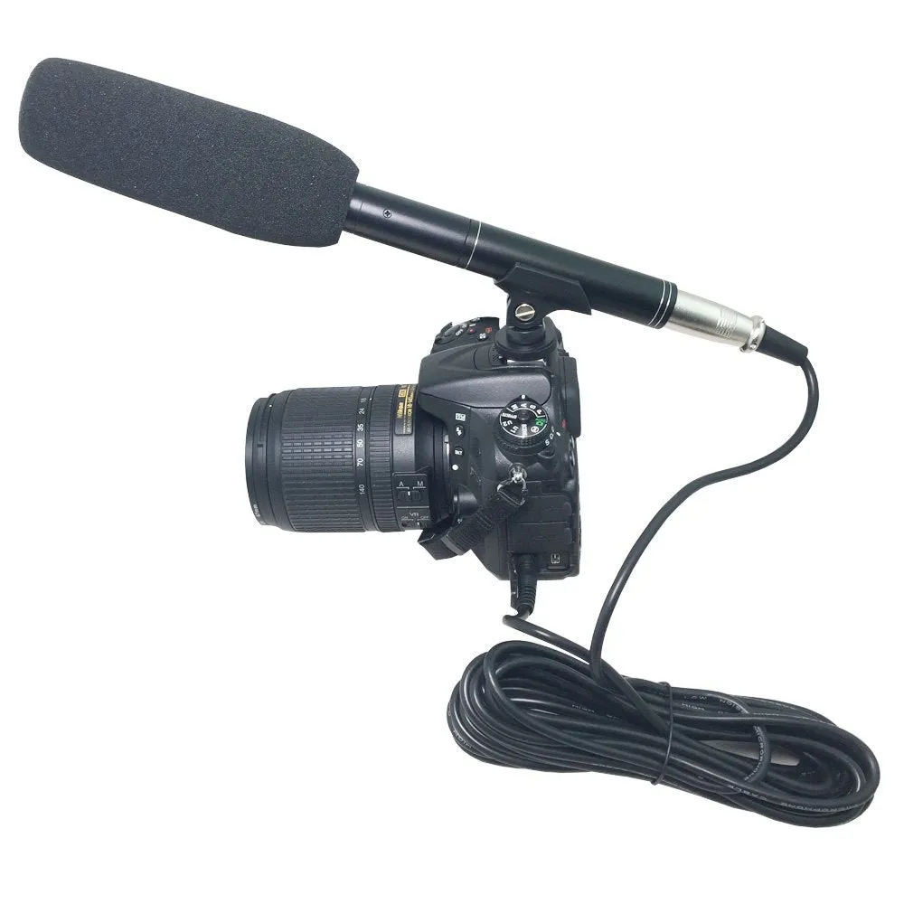 Professional Gun-Style Camera Microphone