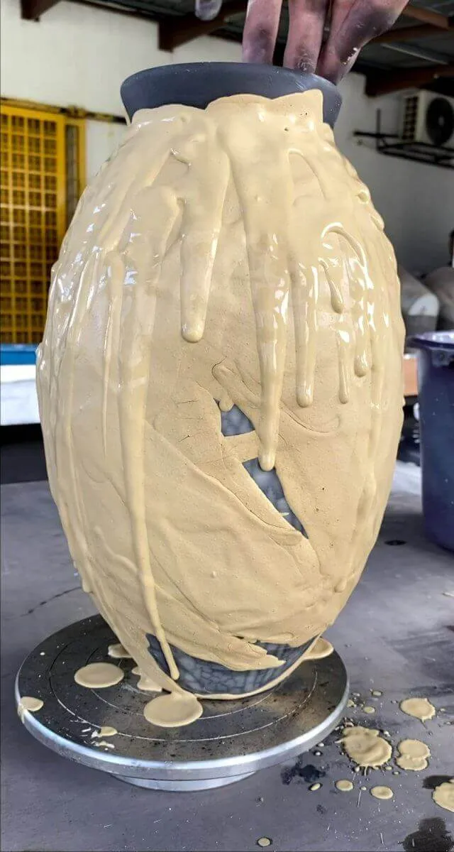 RAAQUU Smoked Raku / Slip Resist Raku Pottery Slip Recipe