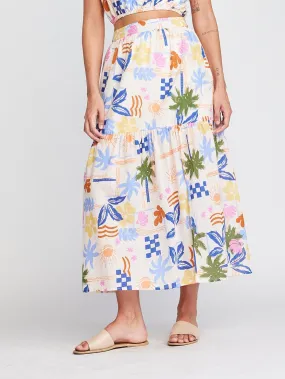 Rain Front Slit Skirt