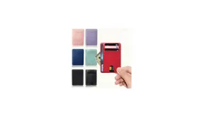RFID Protection PU Leather Card Holder with Multi-Card Slots