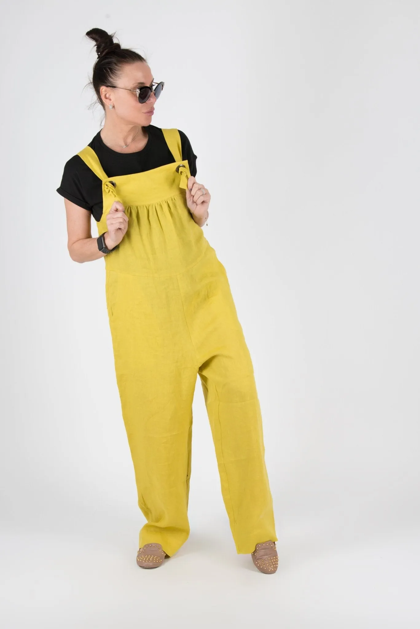 ROME Linen Summer Jumpsuit