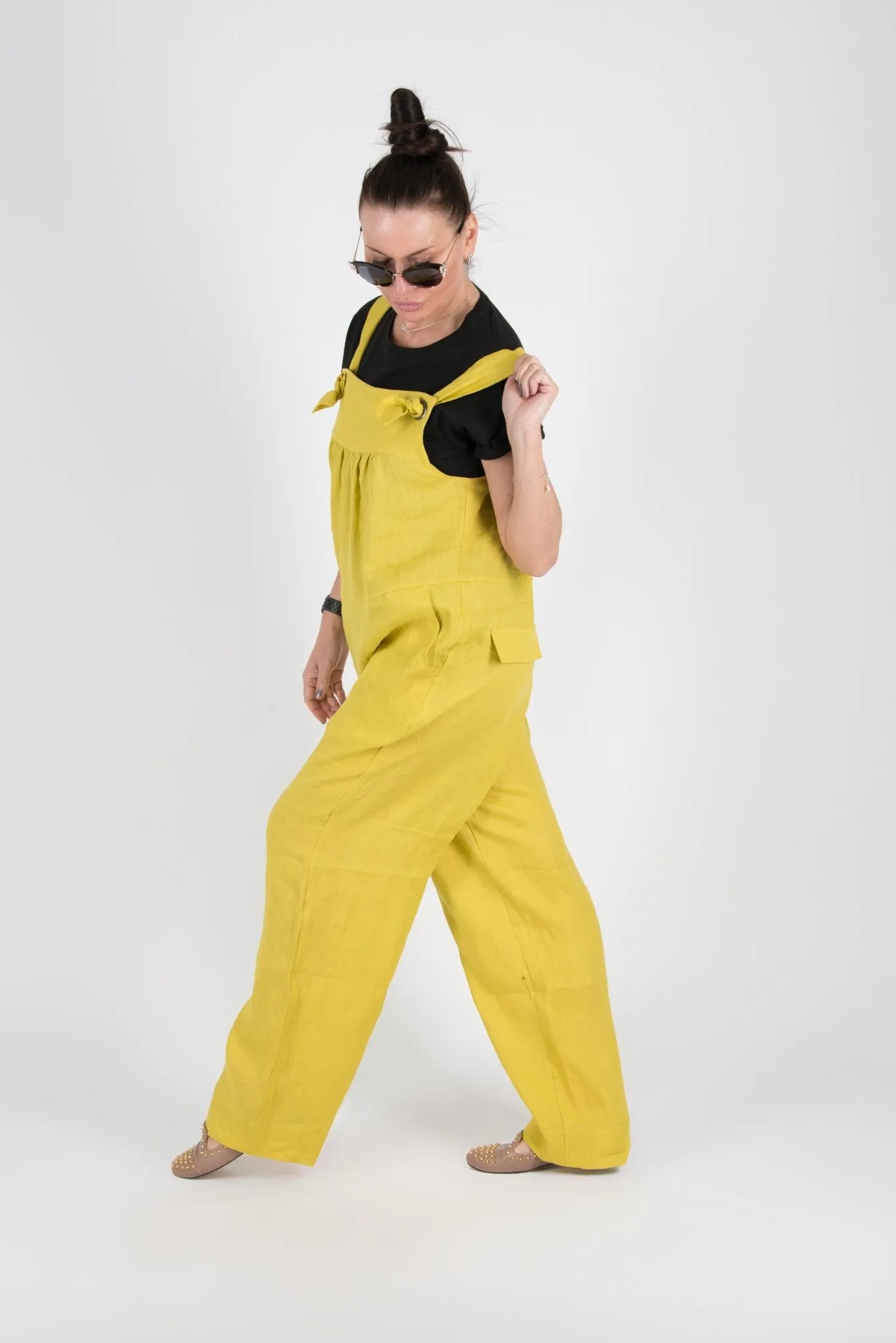 ROME Linen Summer Jumpsuit
