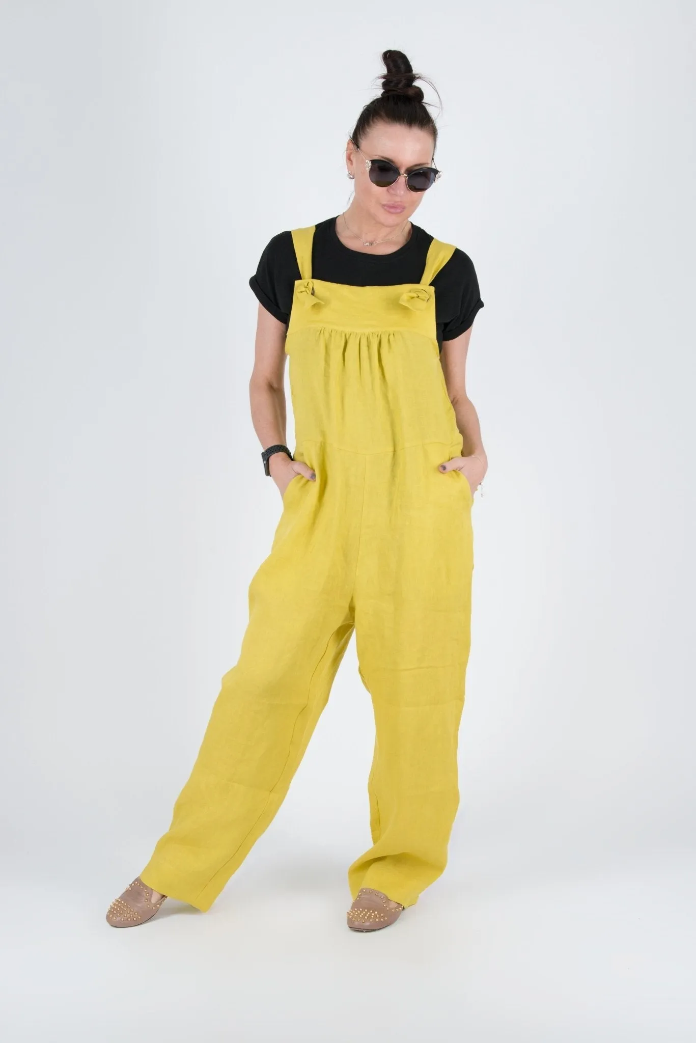 ROME Linen Summer Jumpsuit