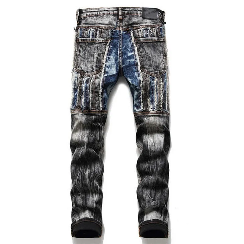 Ruched Denim Street Jeans