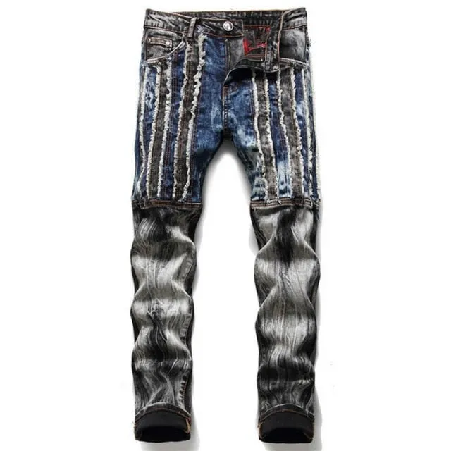 Ruched Denim Street Jeans