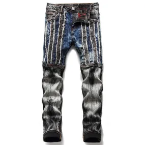 Ruched Denim Street Jeans