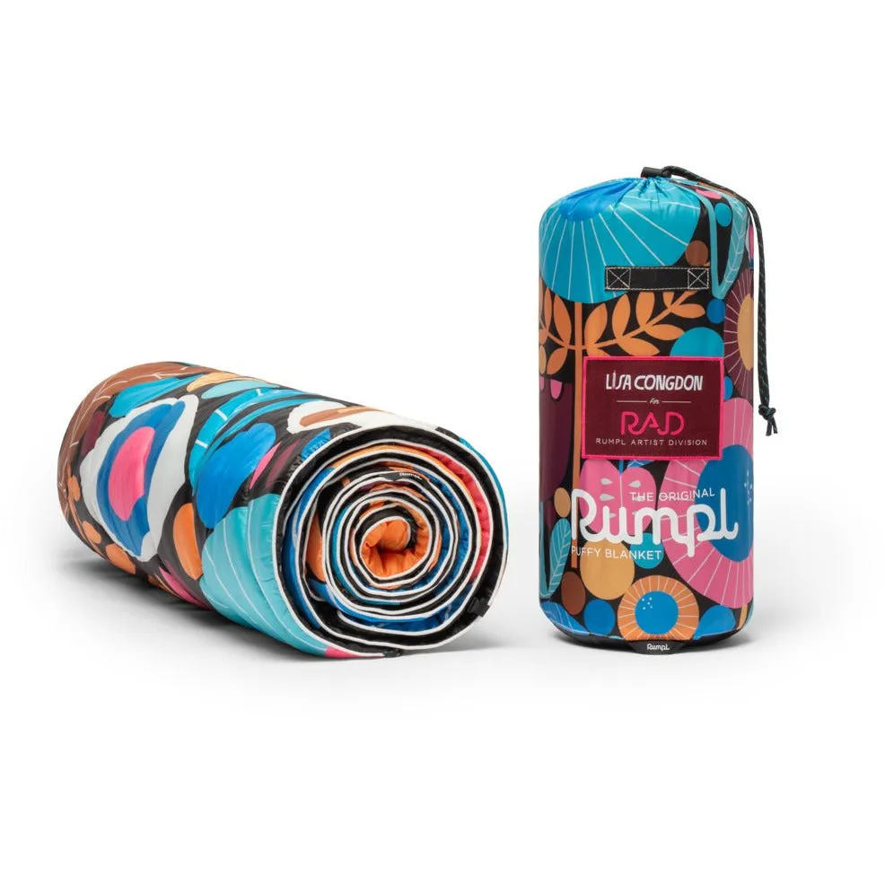 Rumpl Original Puffy Blanket Night Garden - Lisa Congdon