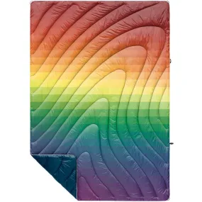 Rumpl Original Puffy Blanket Rainbow Fade