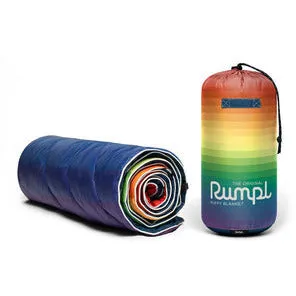 Rumpl Original Puffy Blanket Rainbow Fade