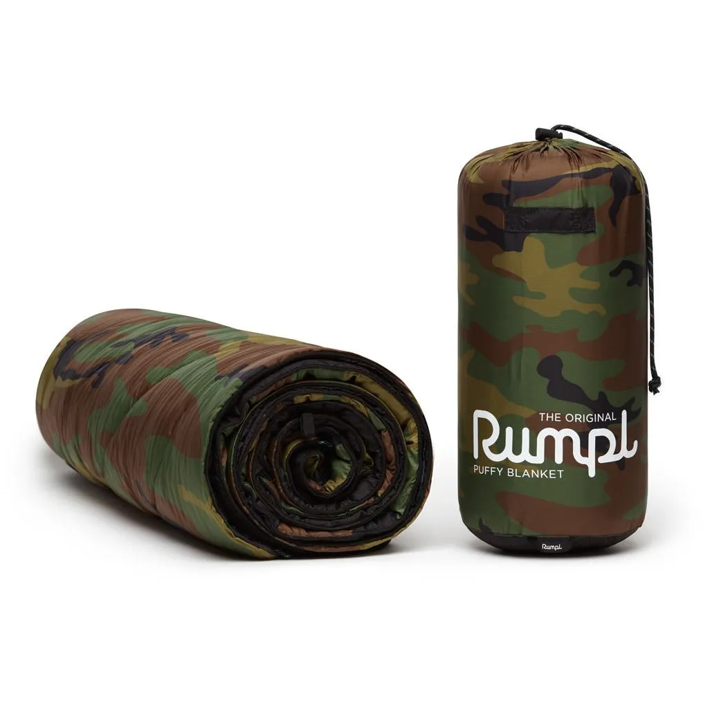 Rumpl Original Puffy Blanket Woodland Camo