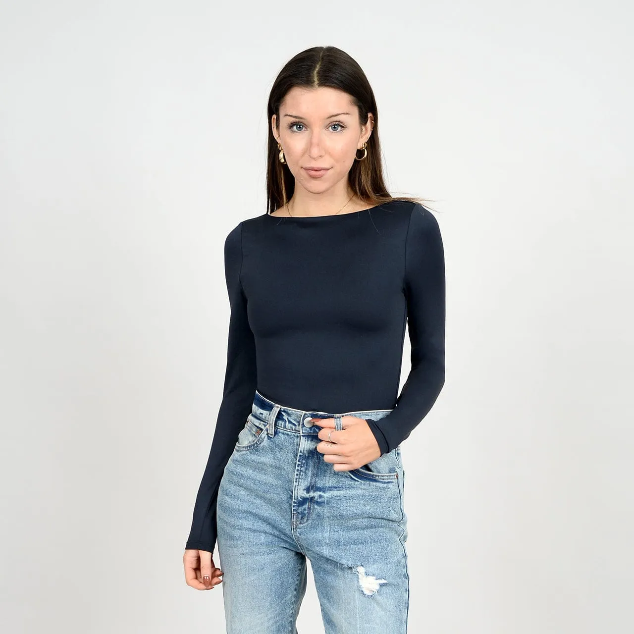 Second Skin Brida Bodysuit Low Back Scoop
