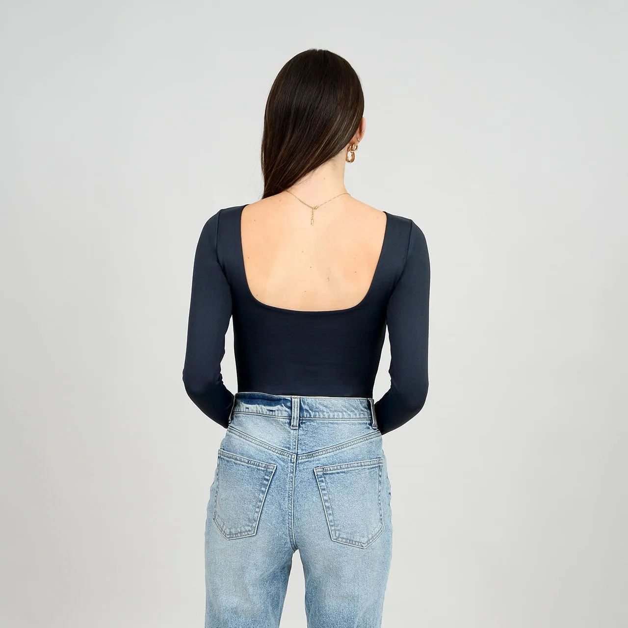 Second Skin Brida Bodysuit Low Back Scoop