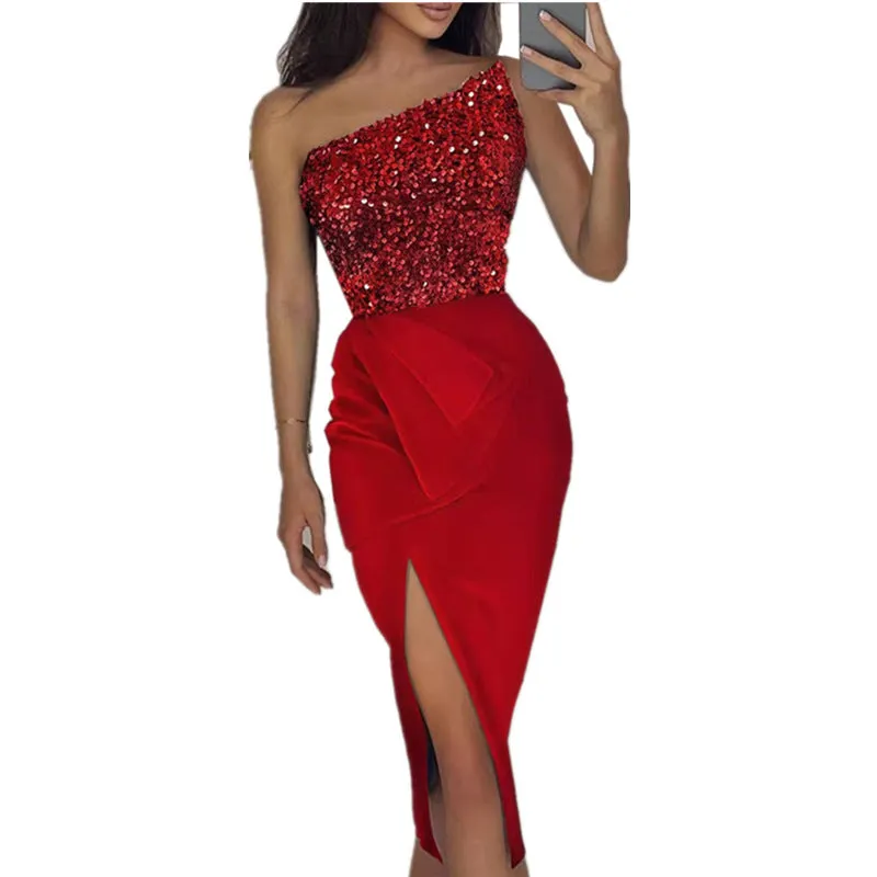 Sexy Embellished Evening Dress