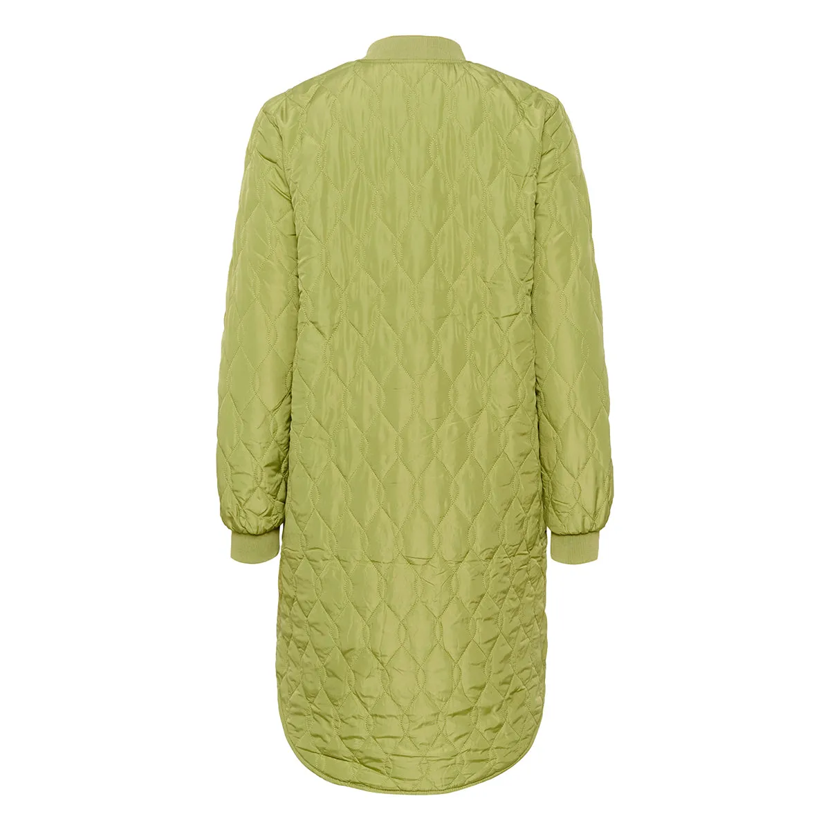 Shally Quilted Coat Mosstone