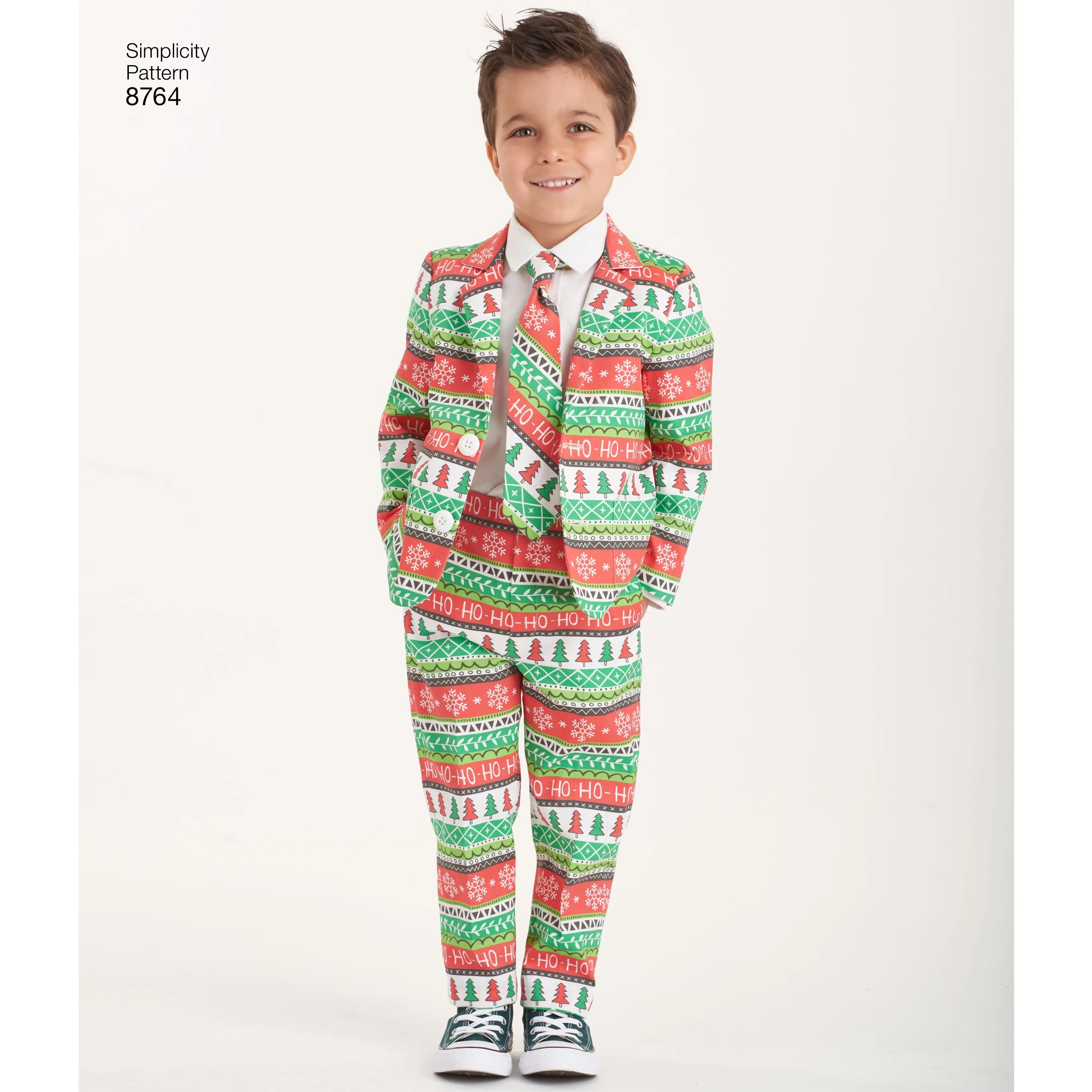 Simplicity Pattern 8764 Boys' Suit and Ties
