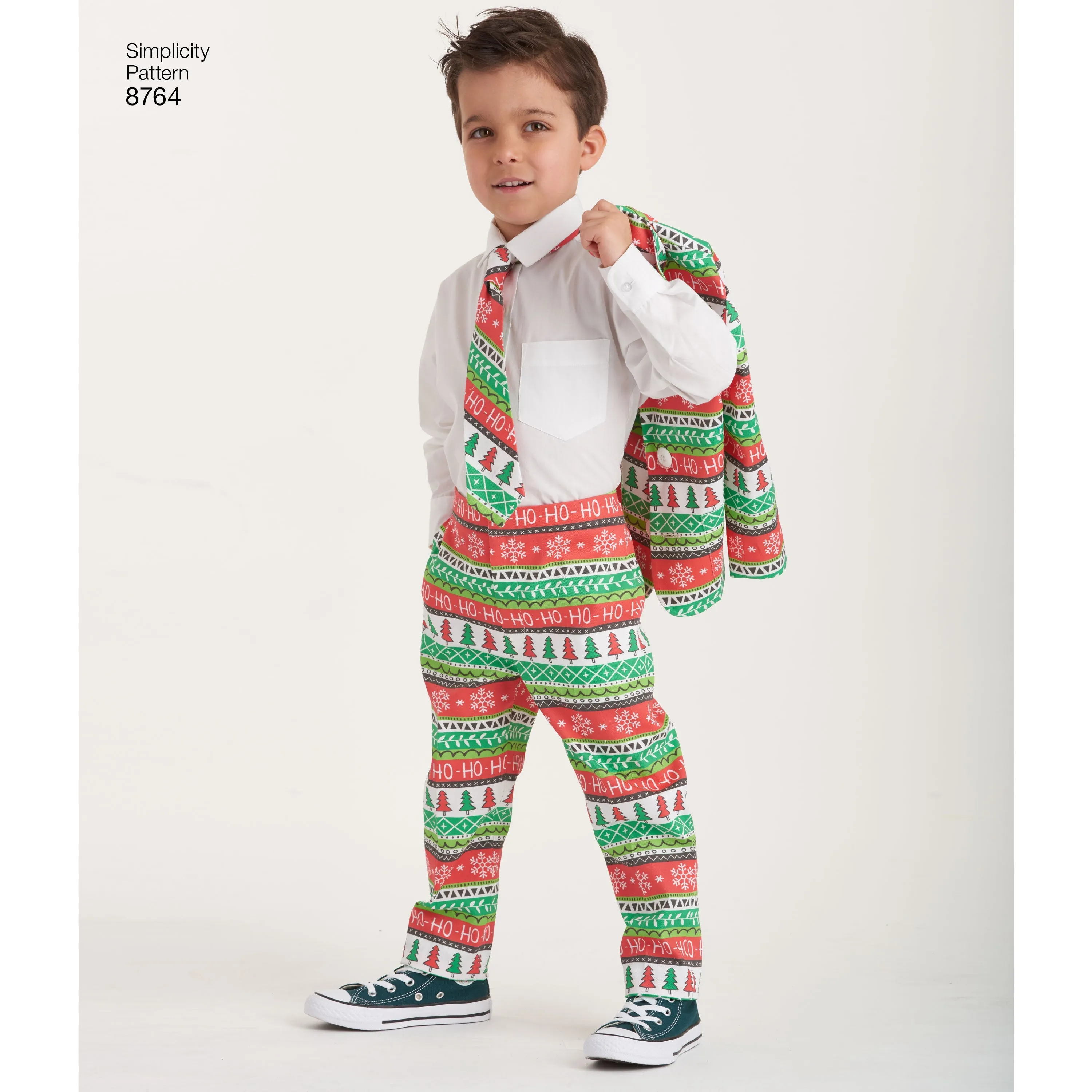Simplicity Pattern 8764 Boys' Suit and Ties