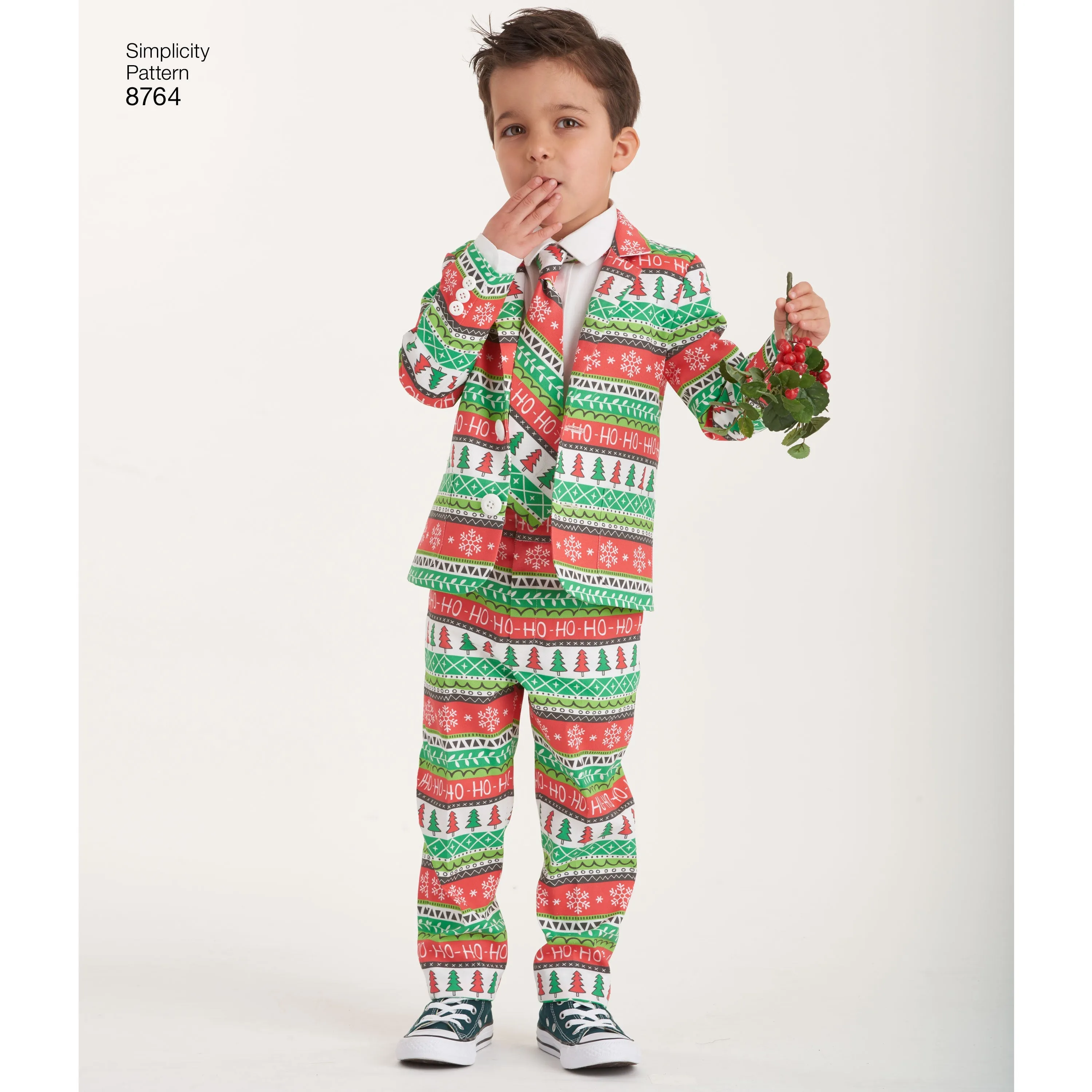 Simplicity Pattern 8764 Boys' Suit and Ties