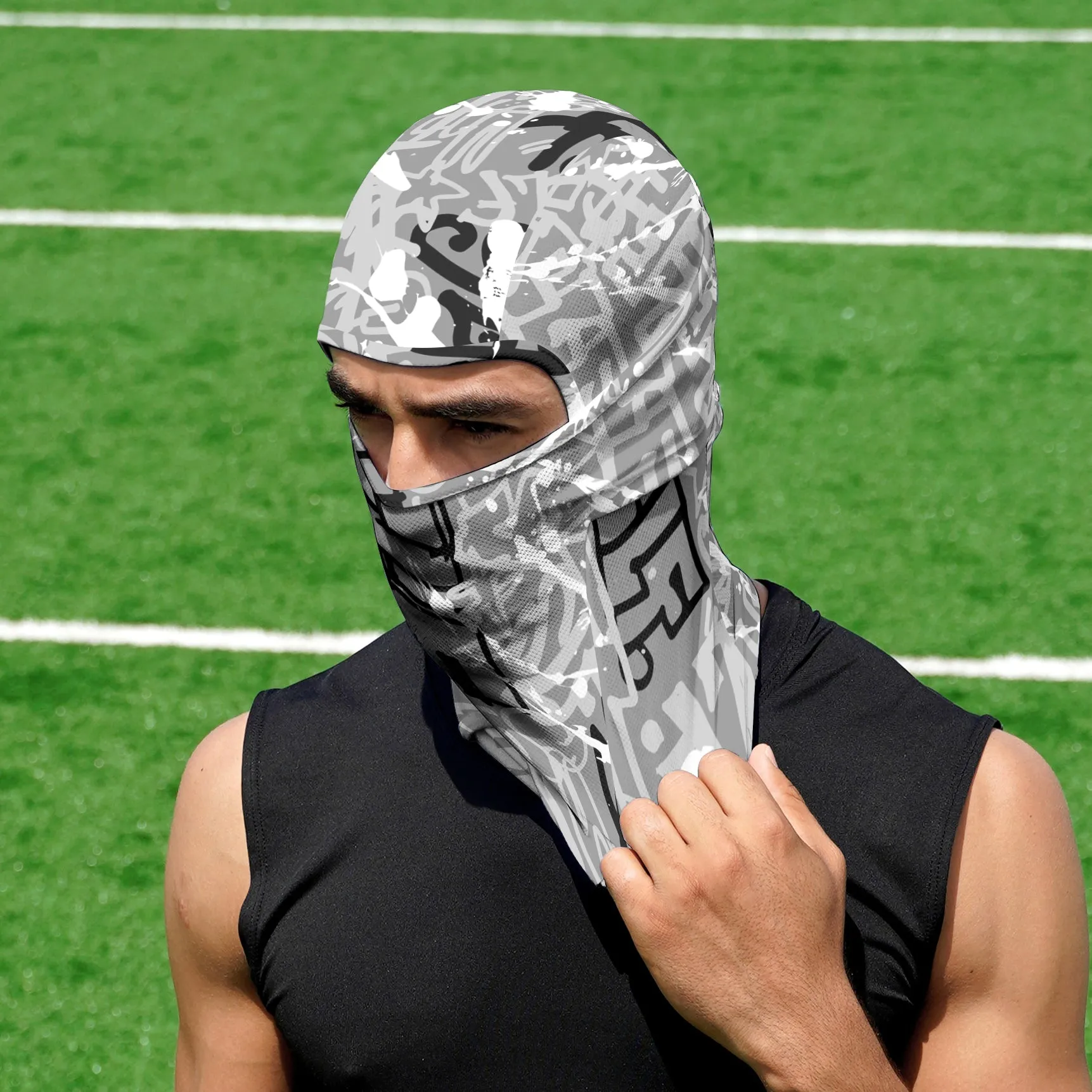 SLF Marker Gray Loose-Fitting Balaclava