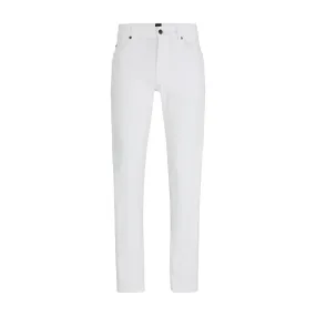 Slim-Fit Jeans In White Cashmere-Touch Denim-50514321