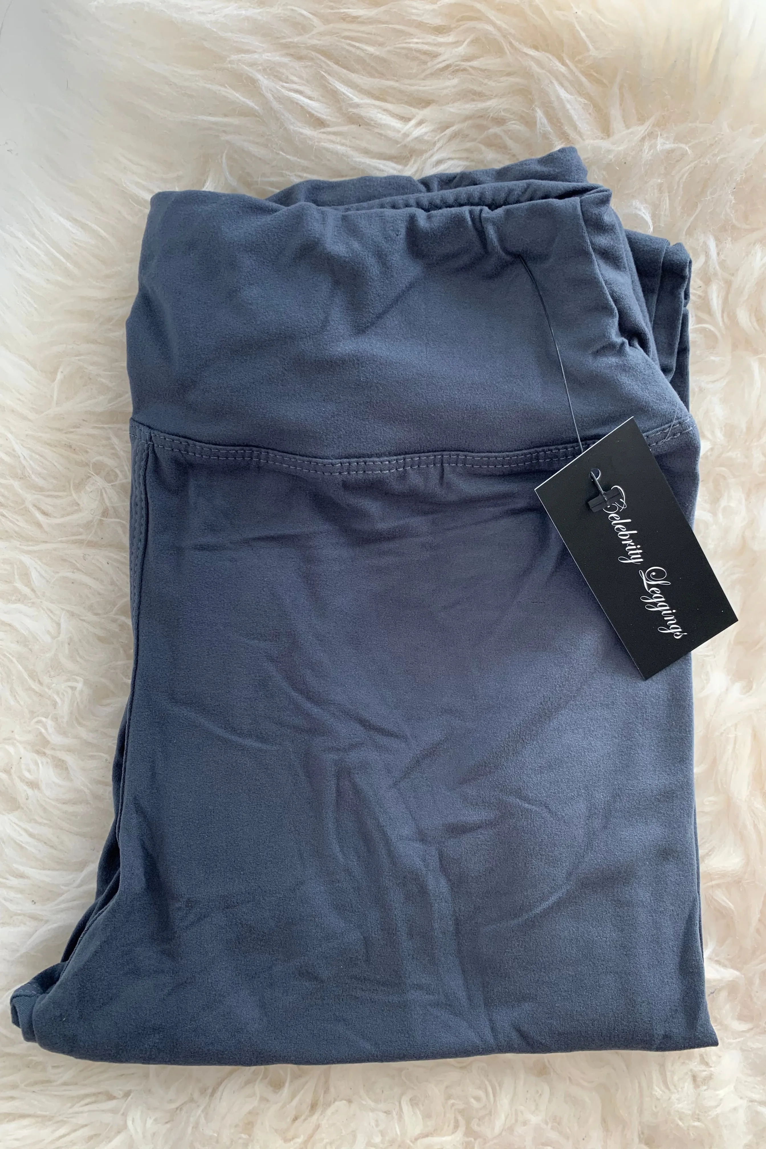 Solid Color 3” Yoga Waist Basic Leggings