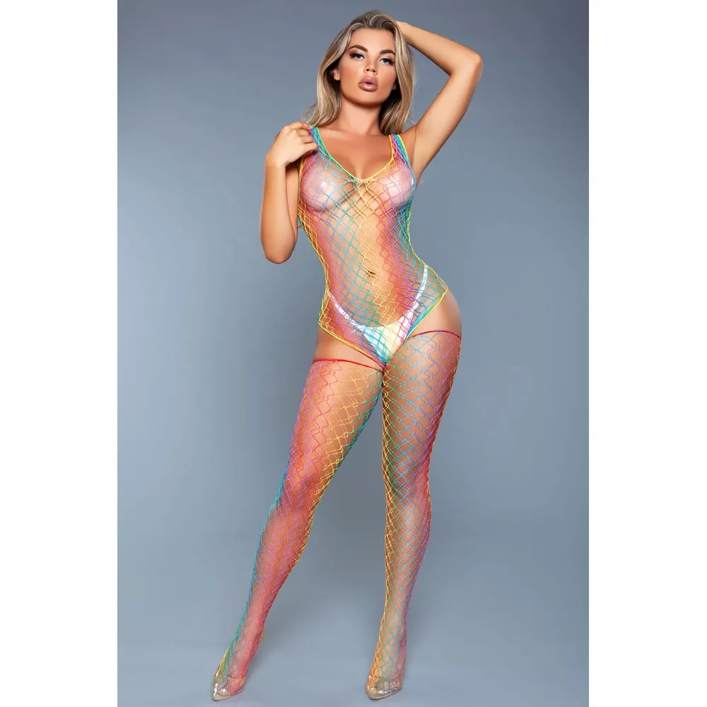 Sweet Revenge Bodystocking Rainbow Queen