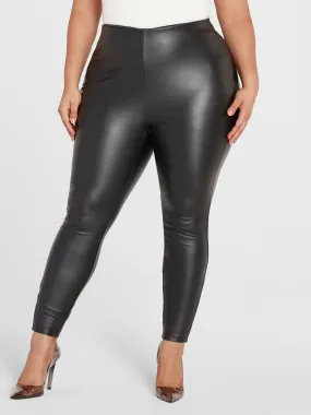 Tamara Coated Ponte Knit Leggings