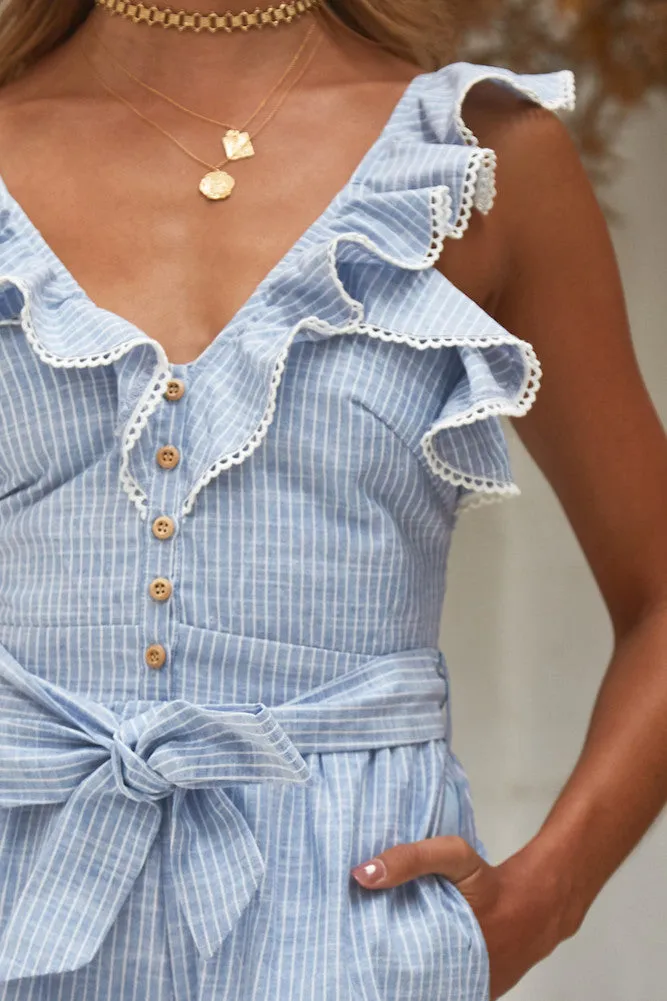 Teen Spirit Jumpsuit Blue