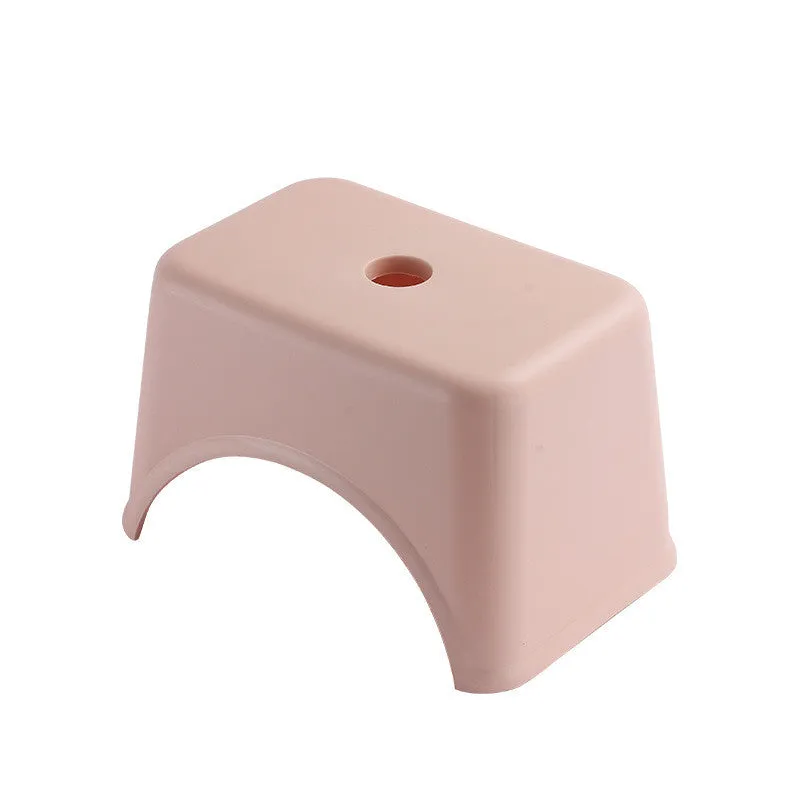 Thickened Plastic Non-slip Children's Multi colored Low Stool for seating purposes
