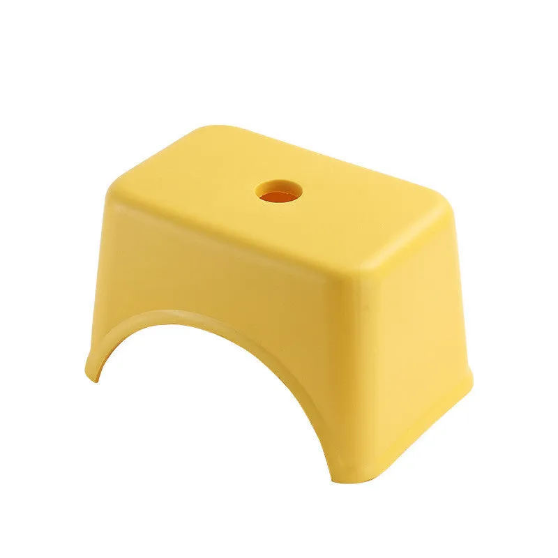 Thickened Plastic Non-slip Children's Multi colored Low Stool for seating purposes