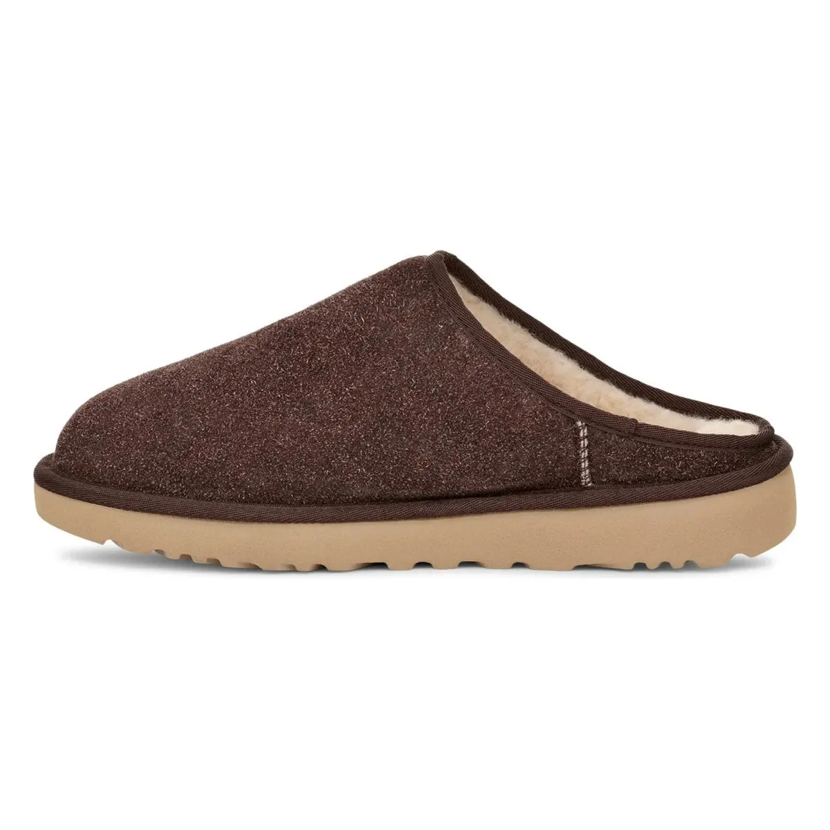 UGG Men's Classic Slip-On Shaggy Burnt Cedar Suede